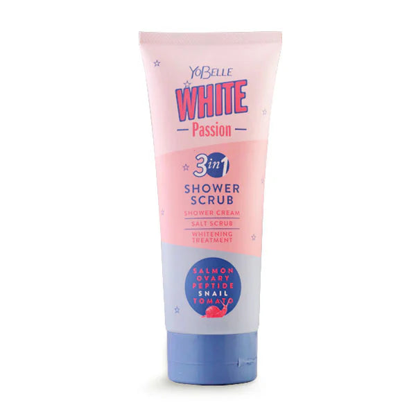 Yobelle White Passion Shower Scrub 200g