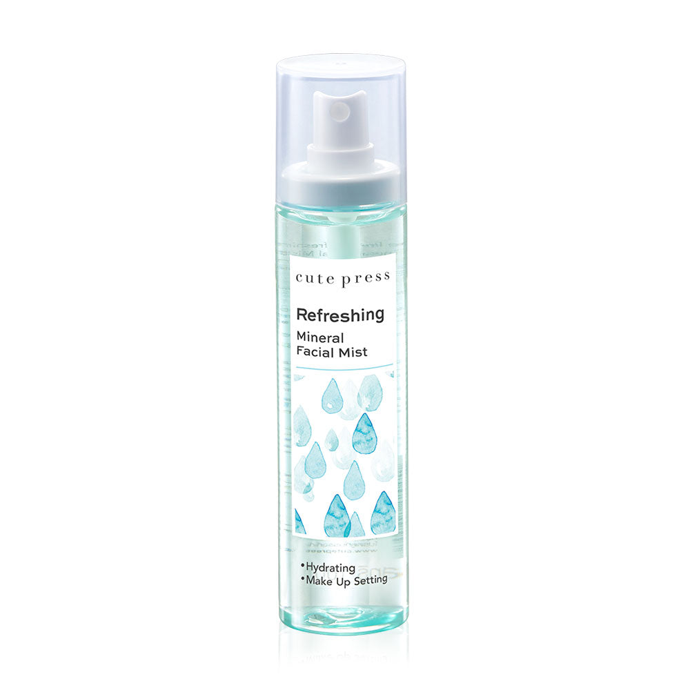 Cute Press Facial Mist - Refreshing Mineral Water with Vitamin E & Cucumber - Beauty Buddy