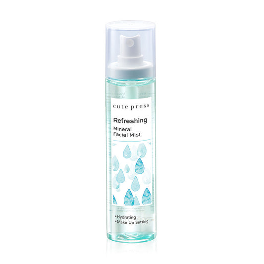 Cute Press Facial Mist - Refreshing Mineral Water with Vitamin E & Cucumber - Beauty Buddy