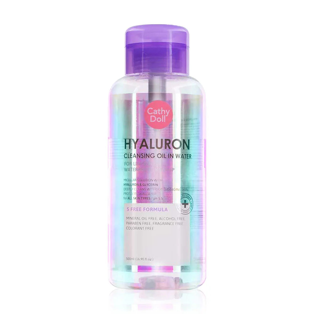 Cathy Doll Cleansing Oil - Hyaluron Formula 500ml - Beauty Buddy