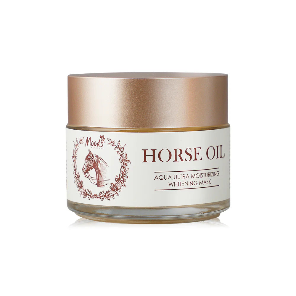 Moods Skin Care Horse Oil Aqua Ultra Moisturizing Whitening Mask 100ml