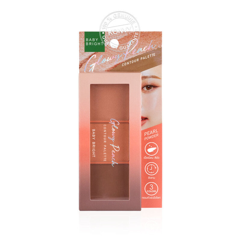 Baby Bright Contour Palette - Glowy Peach Shades - Beauty Buddy