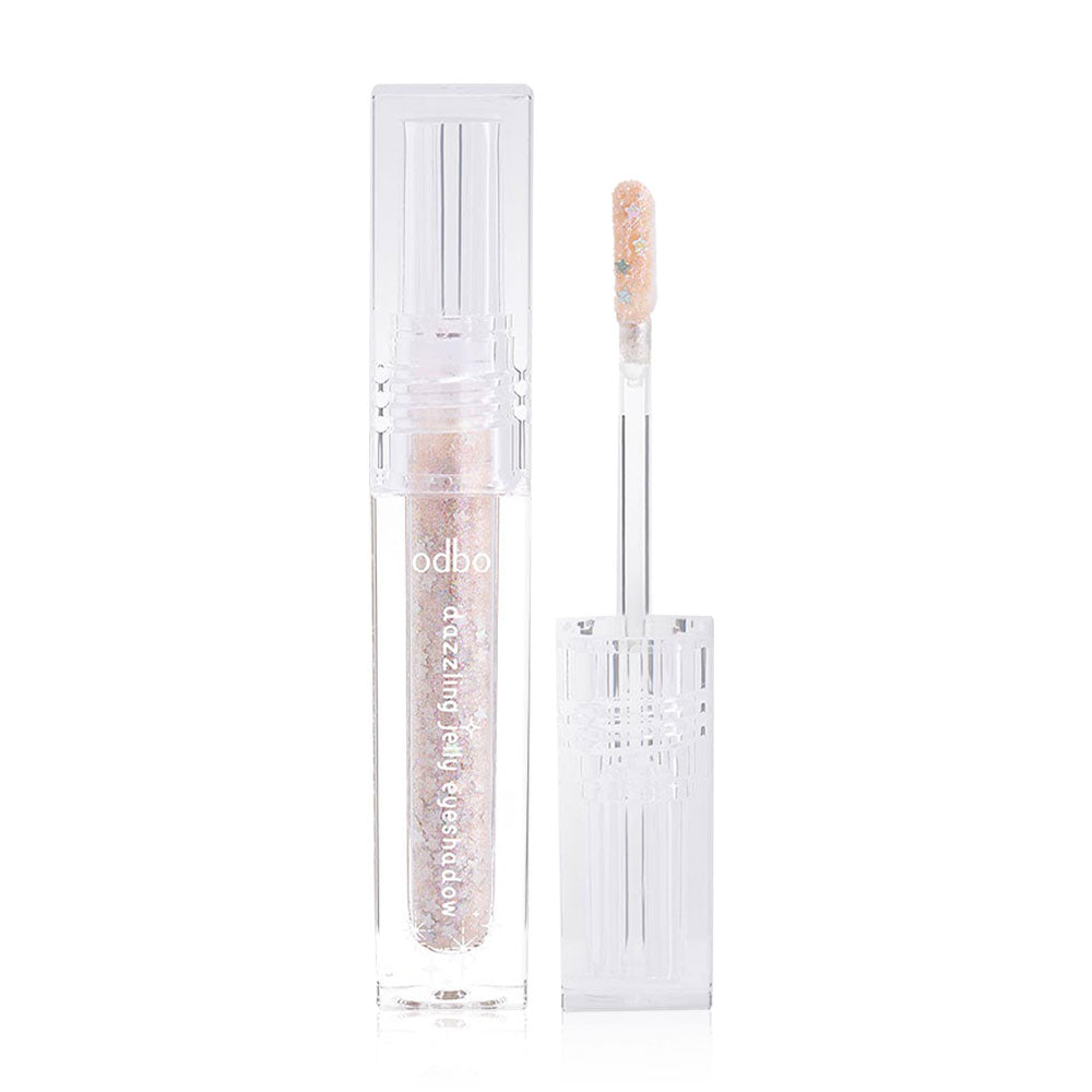 ODBO Eyeshadow - Dazzling Jelly #02 White Star - Beauty Buddy