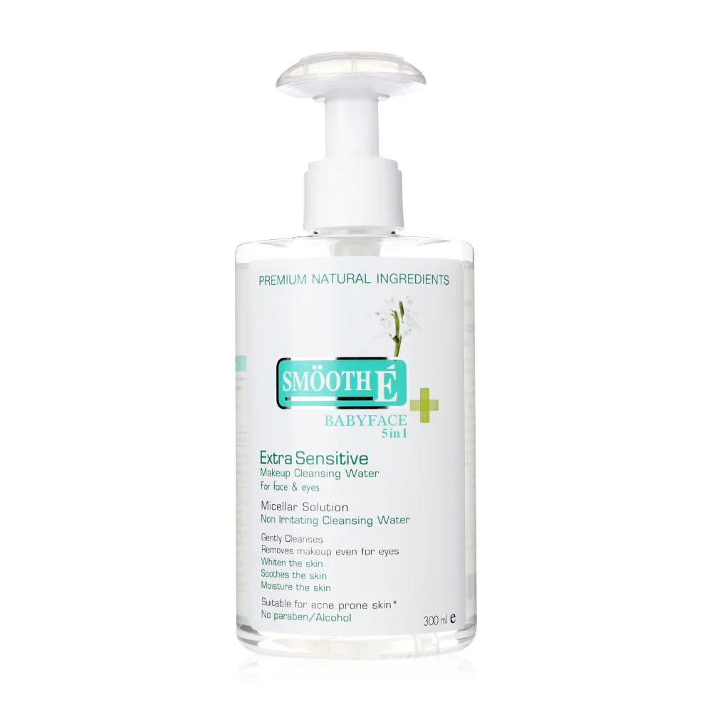 Smooth E Cleansing Water - Extra Sensitive Makeup Remover 300ml - Beauty Buddy