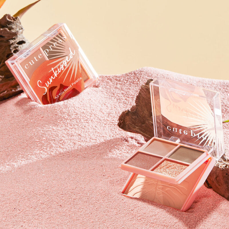 Cute Press Eyeshadow and Blush Palette - Tropical Breeze #04 Sunkissed - Beauty Buddy