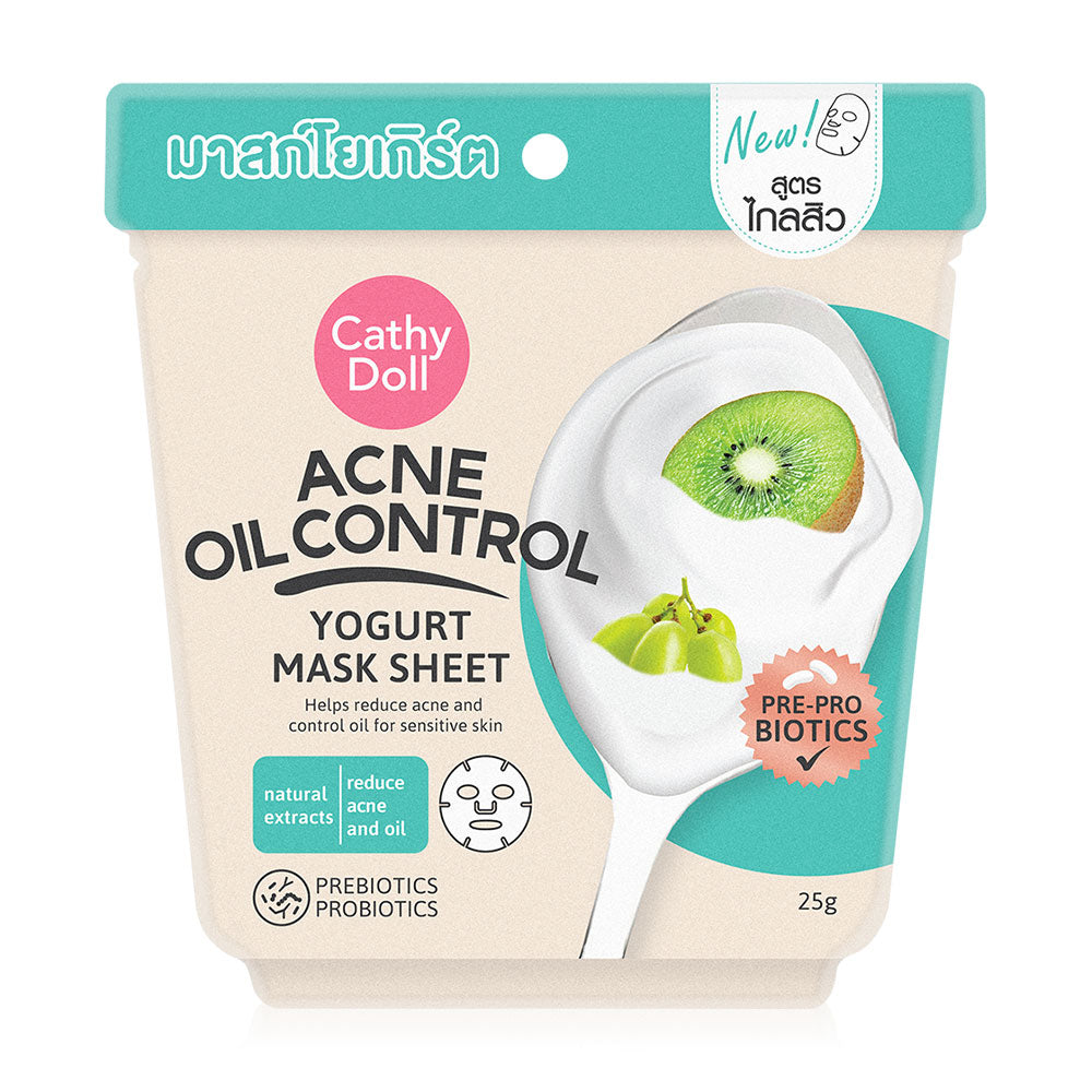 Cathy Doll Yogurt Mask Sheet - Acne Oil Control Formula - Beauty Buddy