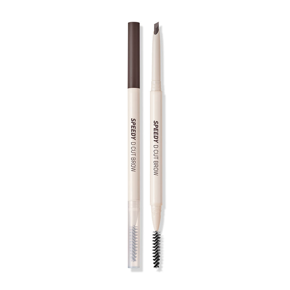 Peripera Eyebrow Pencil - Speedy D Cut #02 Natural Brown - Beauty Buddy