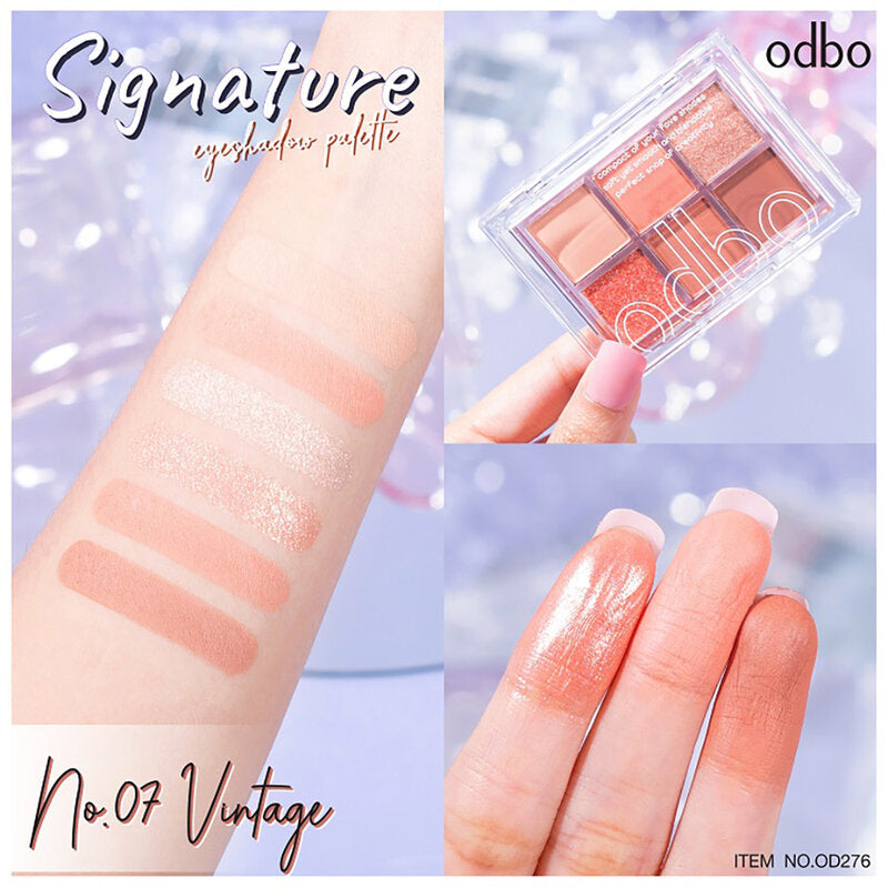 ODBO Eyeshadow Palette - 6 Shades for Versatile Eye Makeup - Beauty Buddy