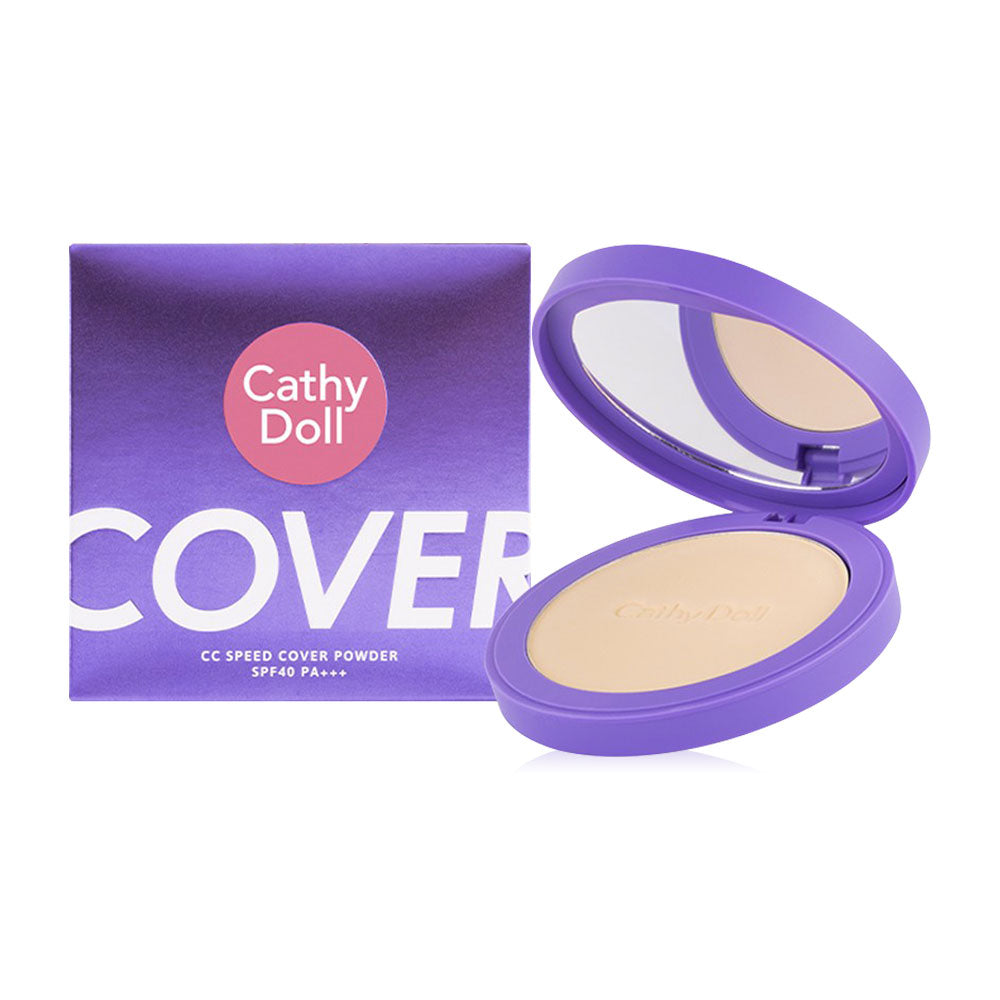 Cathy Doll CC Speed Cover Powder - SPF40 PA+++ Light Beige Foundation - Beauty Buddy