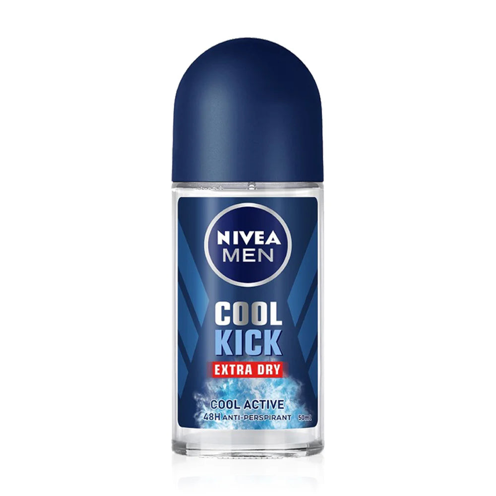 NIVEA Men Deodorant Roll-On - Cool Kick Formula, 50ml - Beauty Buddy