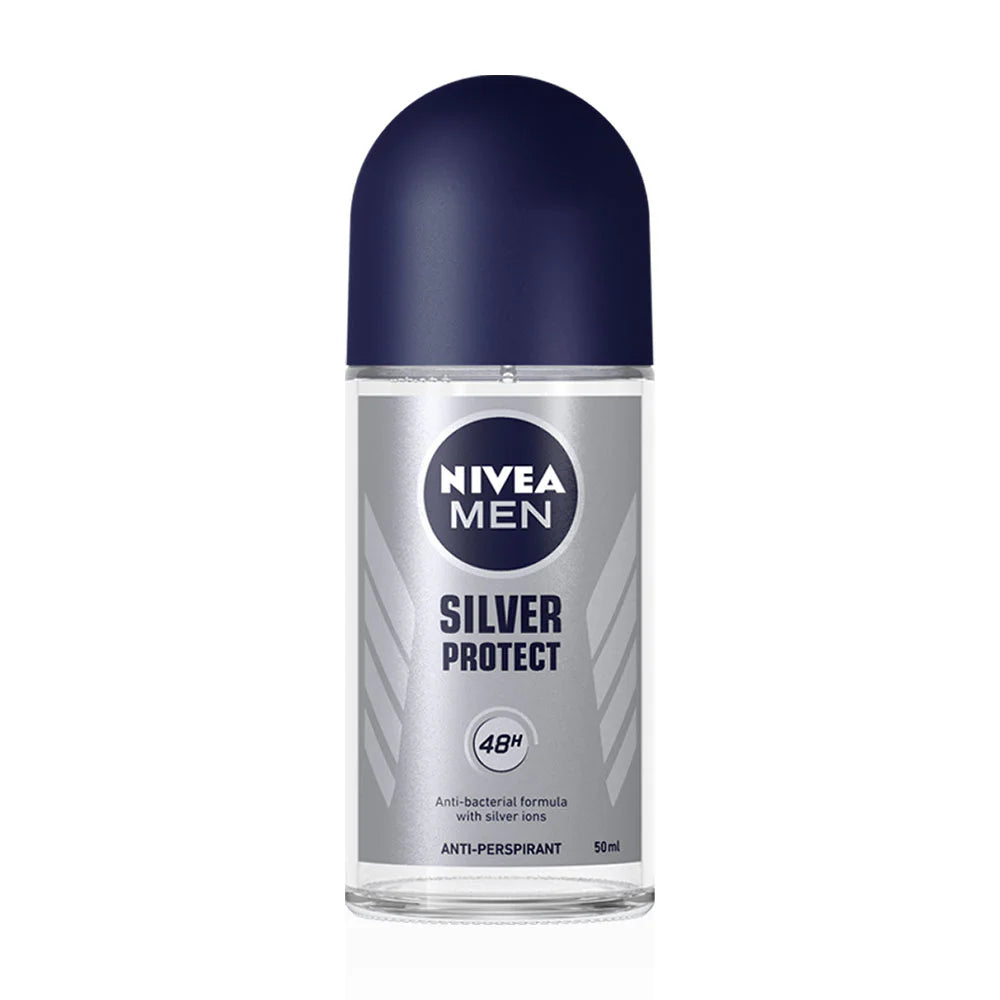 NIVEA Deodorant - Silver Protect Roll-On for Men - Beauty Buddy