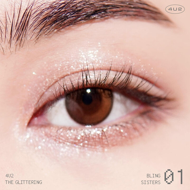 4U2 Liquid Glitter - #01 Bling Sisters with Pearl and Glitter - Beauty Buddy