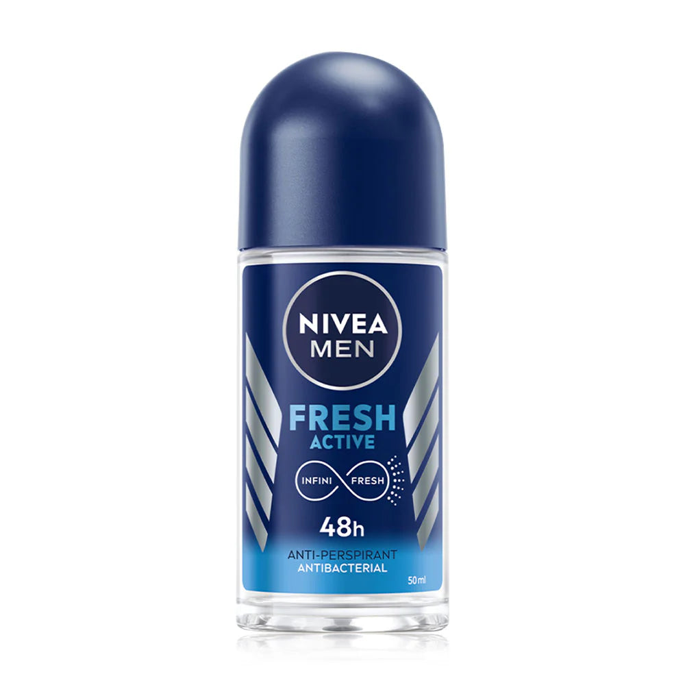 NIVEA Men Deodorant Roll-On - Fresh Active with Ocean Extracts - Beauty Buddy