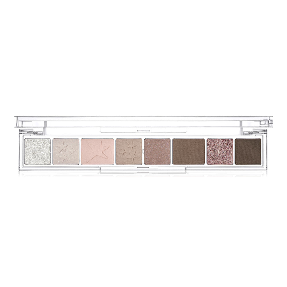 Peripera Eyeshadow Palette - 8 Shades in Hip Gray - Beauty Buddy