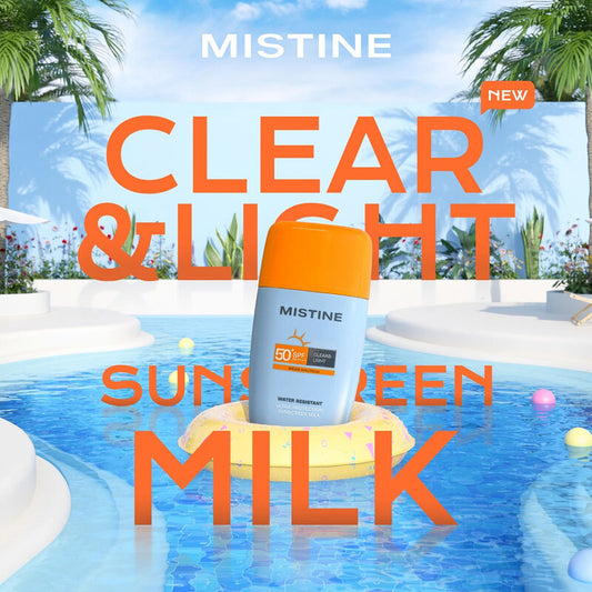 MISTINE Sunscreen Milk - Aqua Base SPF50+ PA++++ - Beauty Buddy