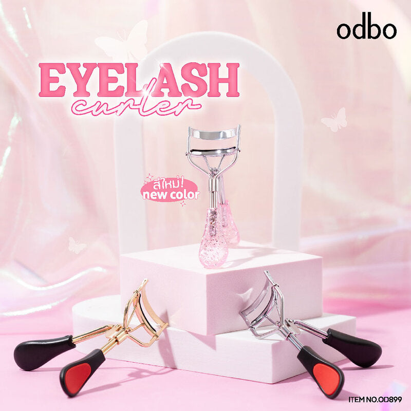 ODBO Eyelash Curler - Pink Curved Design - Beauty Buddy