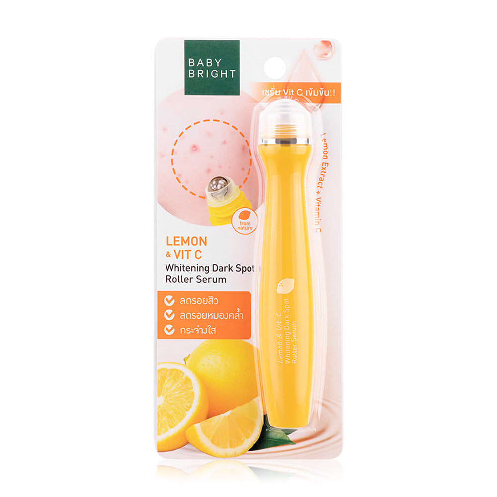 Baby Bright Roller Serum - Lemon & Vitamin C for Dark Spots - Beauty Buddy