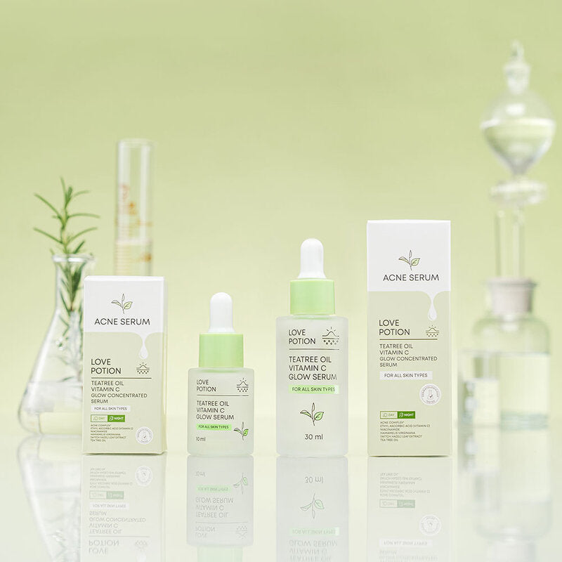 Love Potion Facial Serum - Teatree Oil & Vitamin C Glow - Beauty Buddy