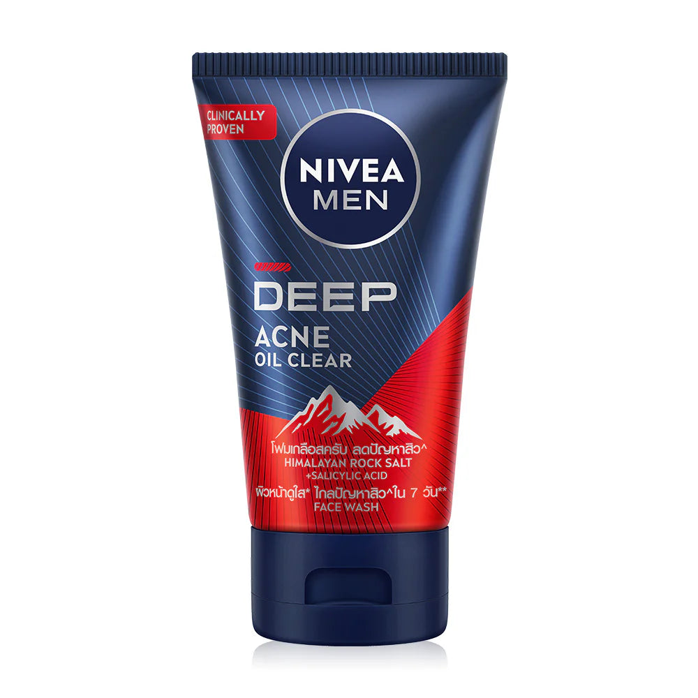 NIVEA Face Wash - Deep Acne Oil Clear Scrub - Beauty Buddy