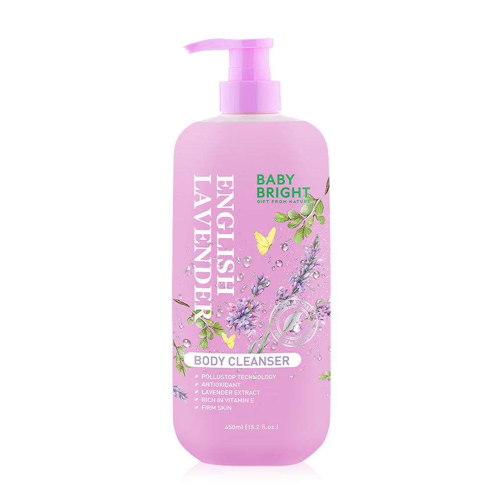Baby Bright Body Cleanser - English Lavender 450ml - Beauty Buddy