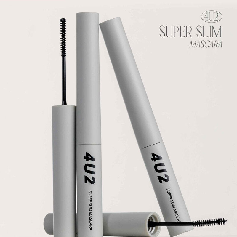4U2 Mascara - Super Slim Deep Black Waterproof Formula - Beauty Buddy
