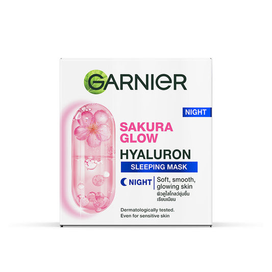 Garnier Sakura Glow Hyaluron Sleeping Mask Night Cream 50ml