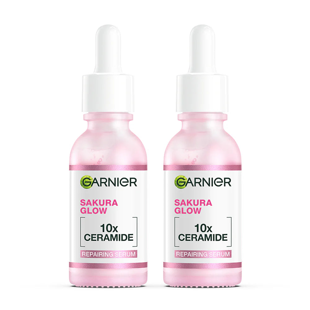 Garnier Sakura Glow Hyaluron Booster Serum 30ml x 2pcs