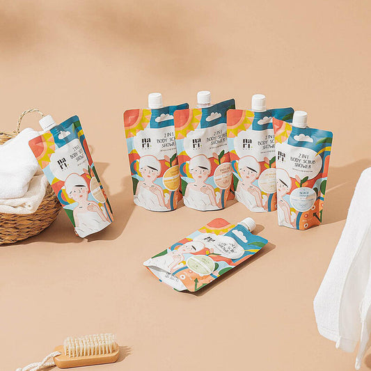 NARI 2-in-1 Body Scrub Shower 350g #English Garden