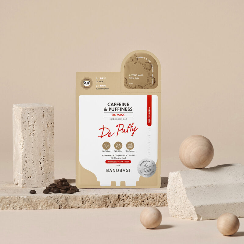 BANOBAGI Dx Mask Caffeine & Puffiness Facial Mask Sheet 25ml + 5ml