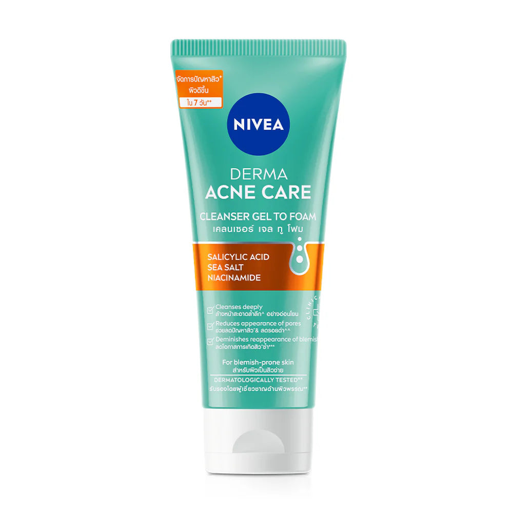 NIVEA Cleanser Gel - Acne Care with Salicylic Acid and Niacinamide - Beauty Buddy