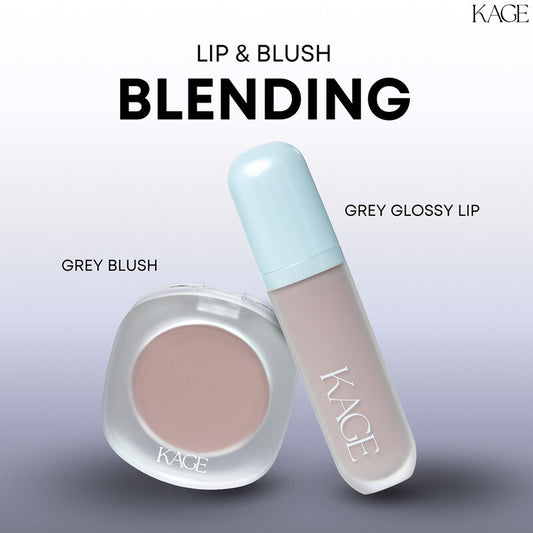 KAGE Glossy Lip Blend - Moisturizing Grey Lip Gloss - Beauty Buddy