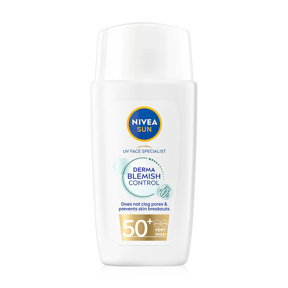 NIVEA Sunscreen Serum - SPF50+ Blemish Control for Acne-Prone Skin - Beauty Buddy