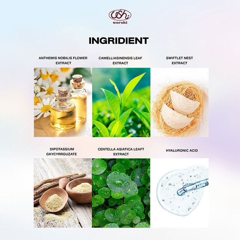 Worshi Angel The Healing Facial Mask Hyaluron 35g x 5 Sheets