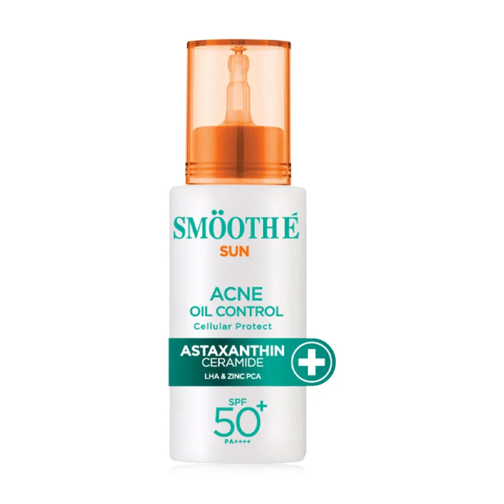 Smooth E Sunscreen - Oil Control with Astaxanthin & Ceramide SPF 50+ - Beauty Buddy