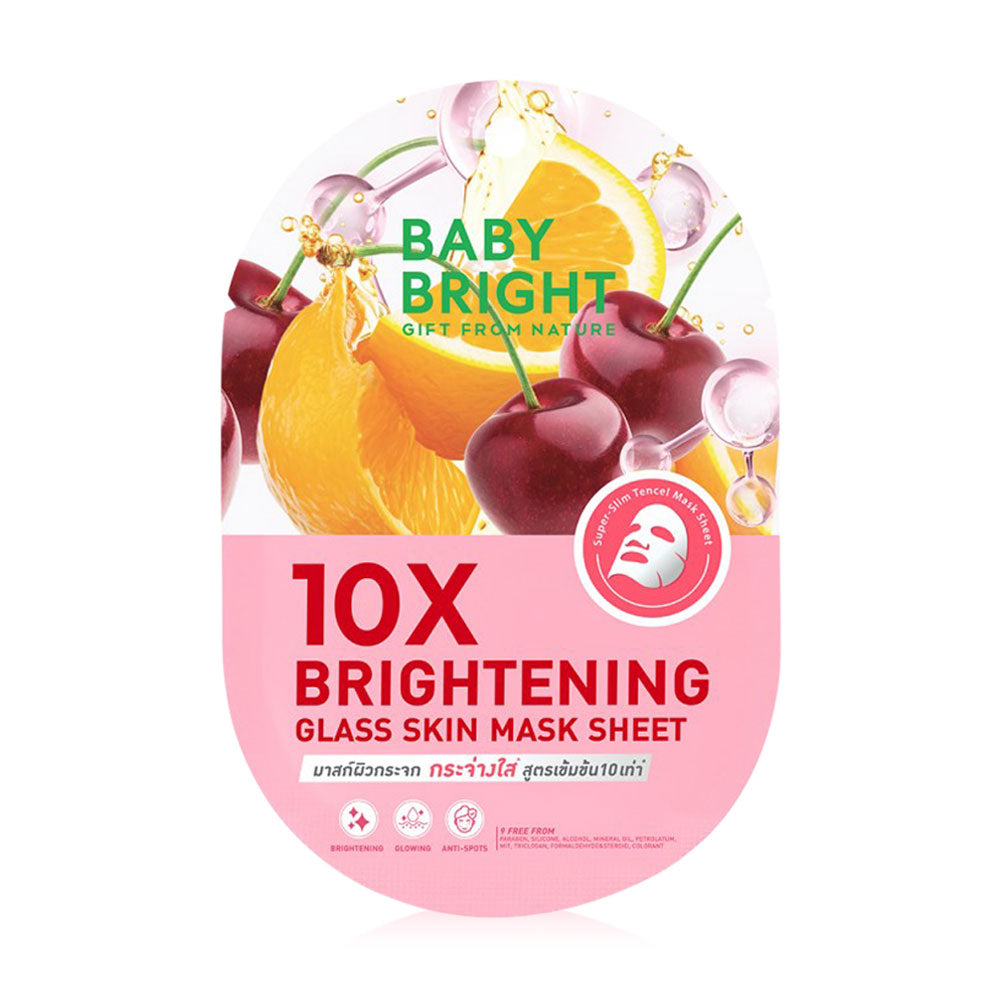 Baby Bright Facial Mask Sheet - 10X Brightening Glass Skin - Beauty Buddy
