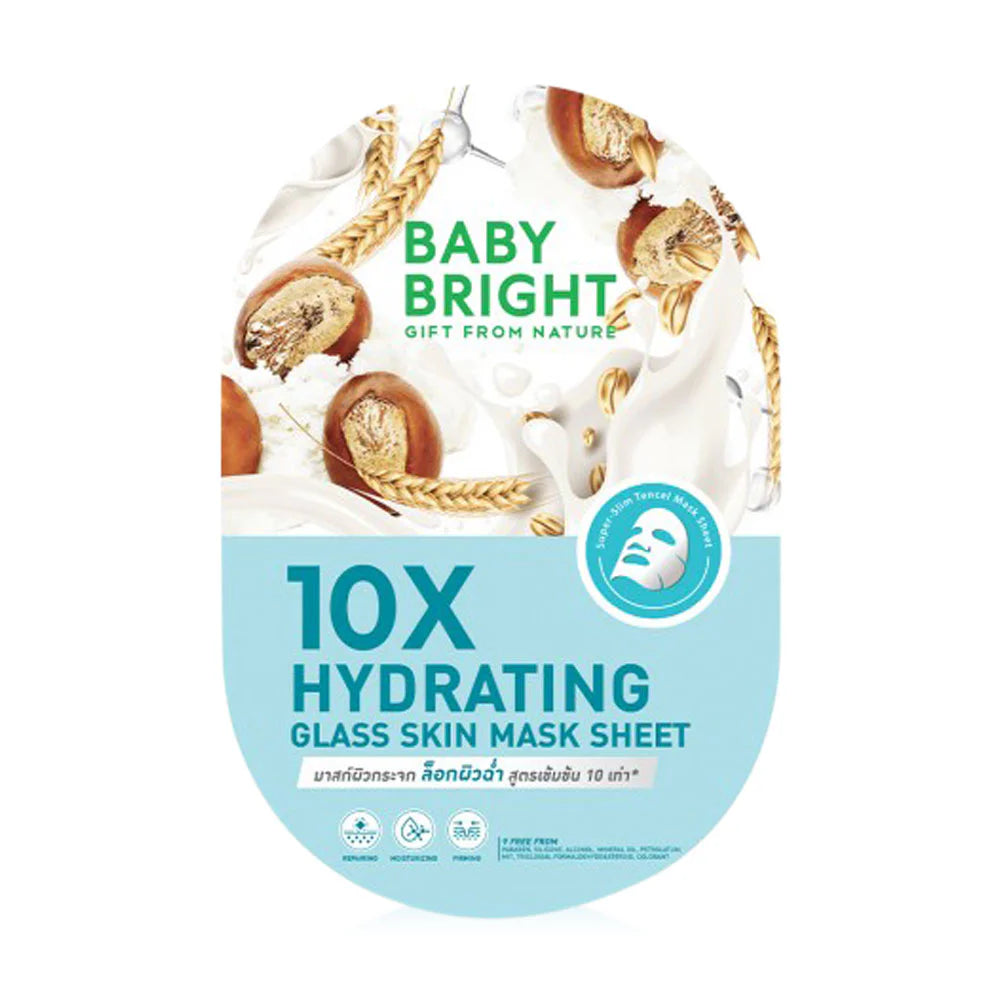 Baby Bright Facial Mask Sheet - 10X Hydrating Glass Skin Formula - Beauty Buddy