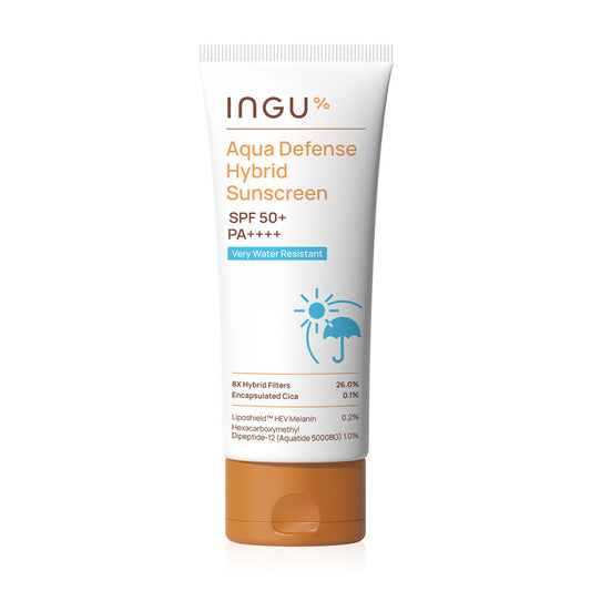 INGU Sunscreen - Aqua Defense SPF 50+ PA+ Waterproof Formula - Beauty Buddy