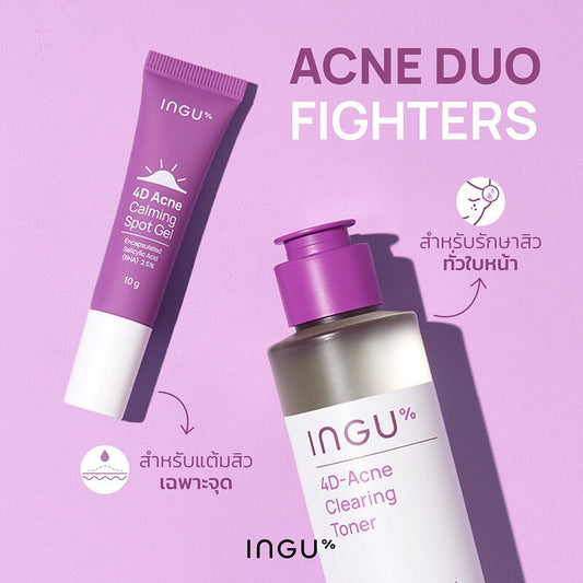 INGU Acne Spot Gel - 4D Calming Formula for Clear Skin - Beauty Buddy