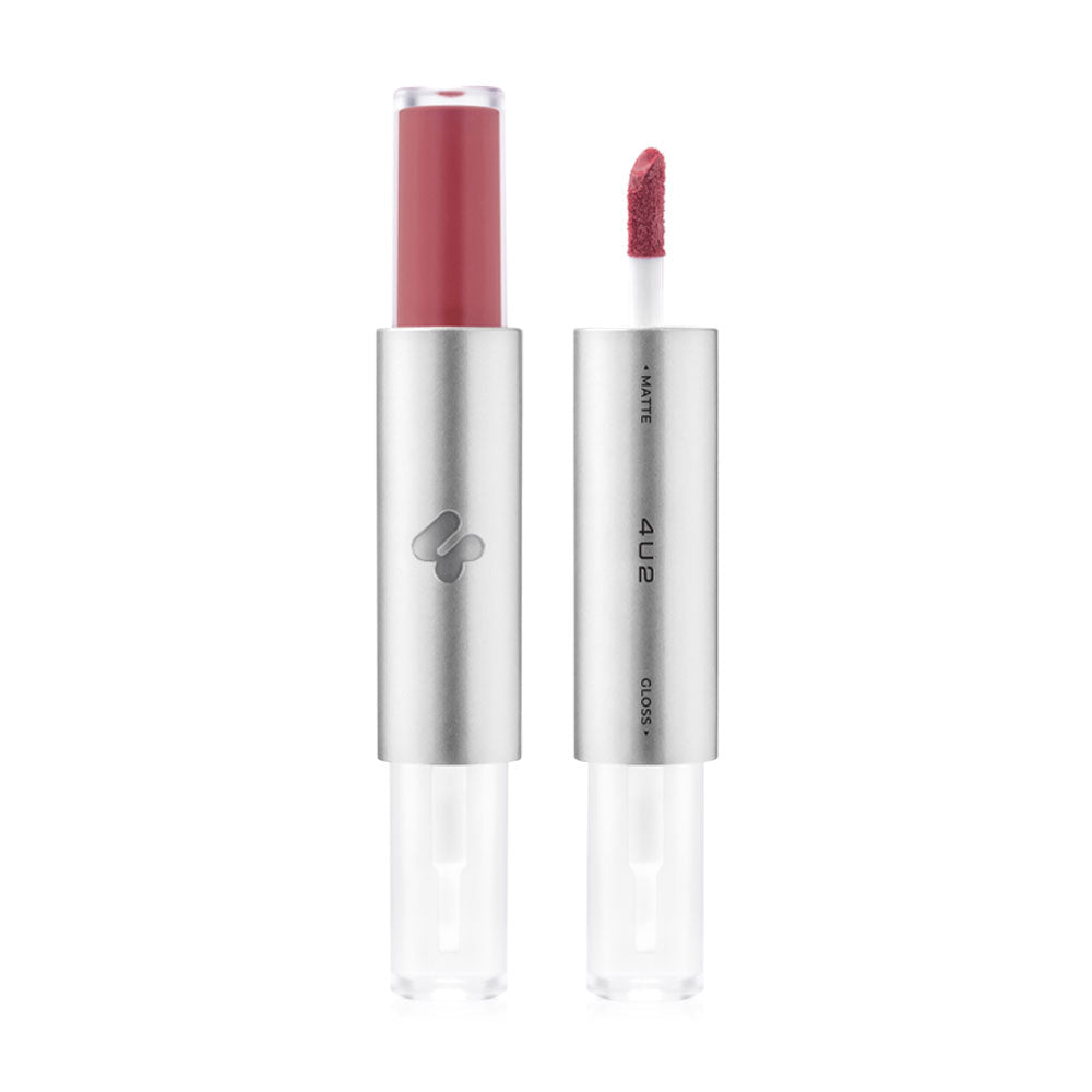 4U2 Twogether Lipstick - Matte & Gloss Duo #10 Rain & Thunder - Beauty Buddy