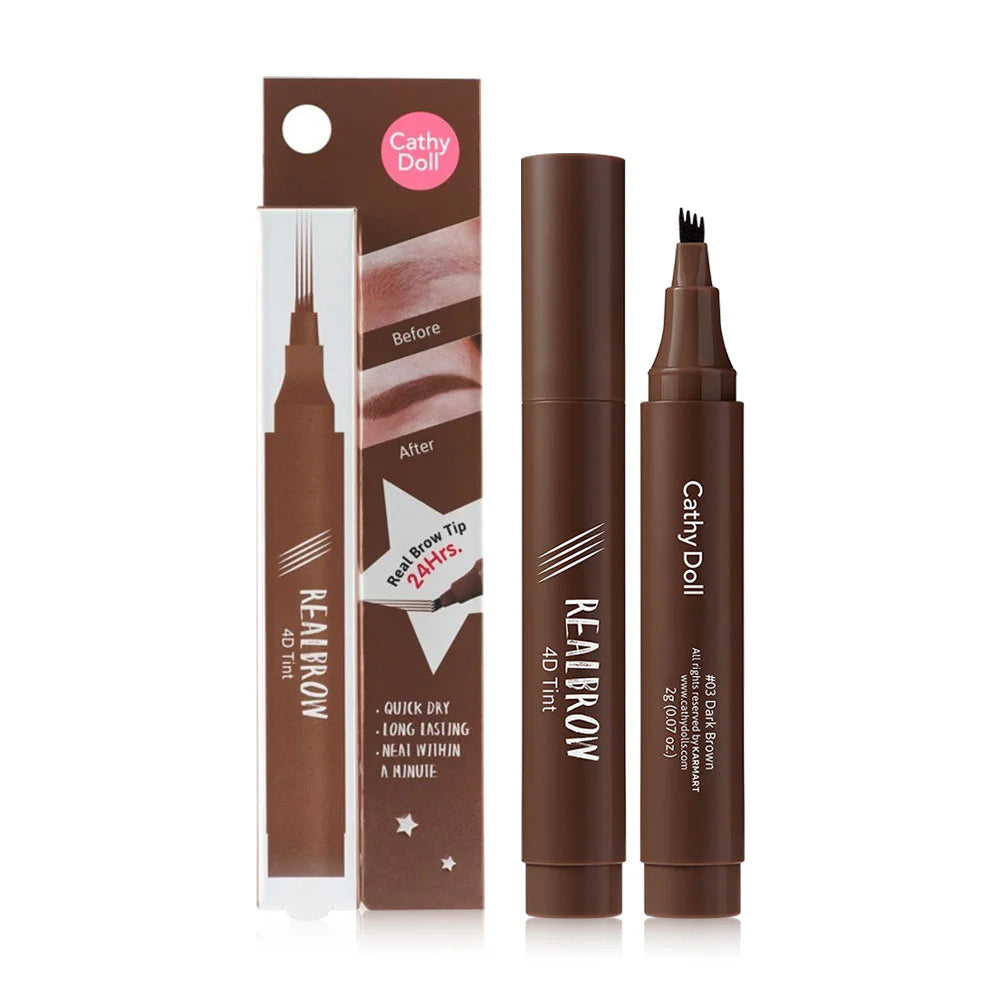 Cathy Doll Eyebrow Tint - 4D Formula #03 Dark Brown - Beauty Buddy