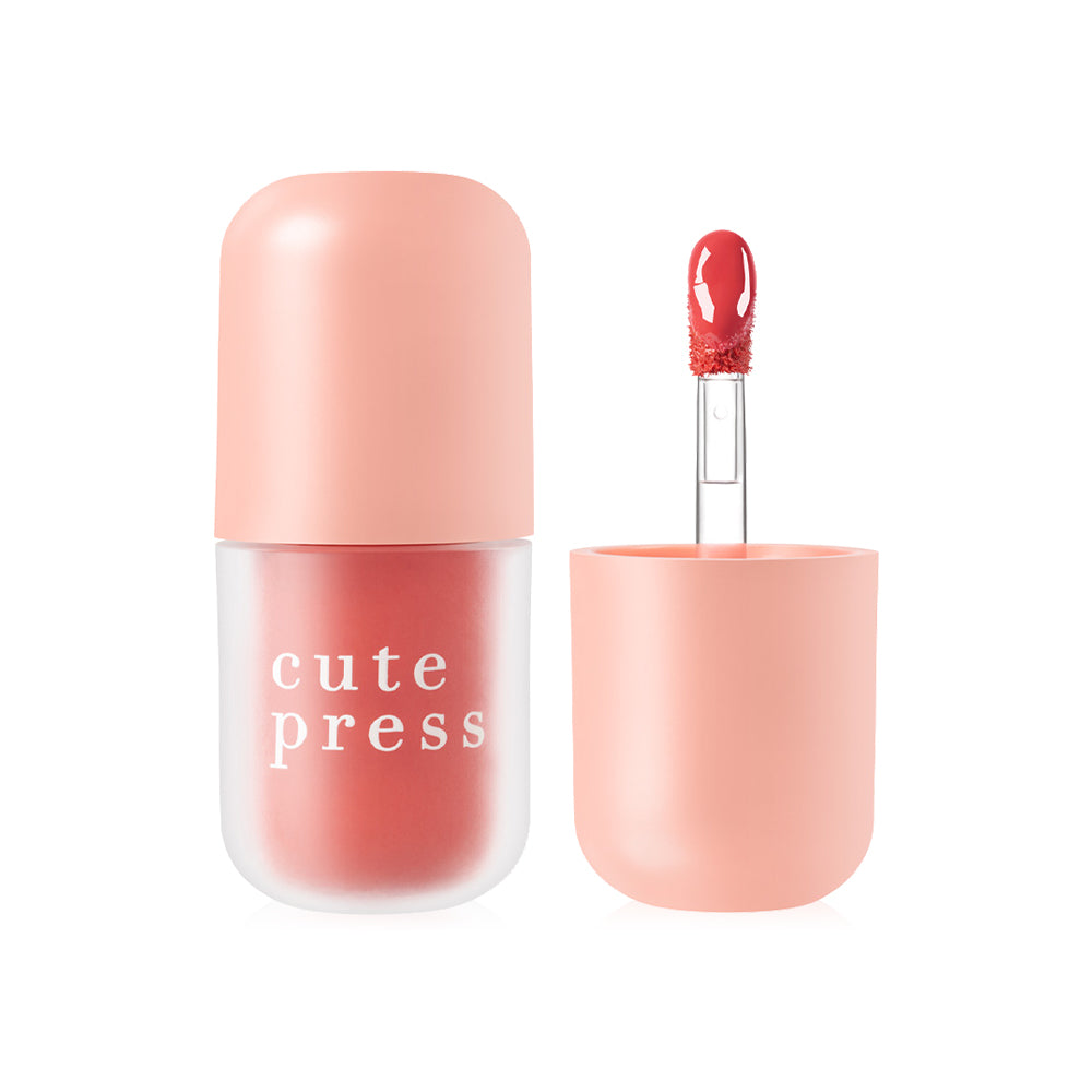 Cute Press Lip Capsule - 3g Peach Shot with Raspberry Oil - Beauty Buddy