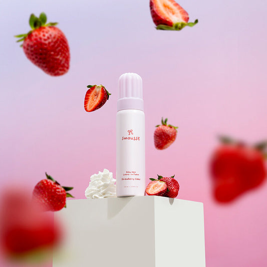 SMOUSSE Silky Hair Leave-In Foam Strawberry Cake 100ml