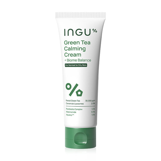 INGU Skin Calming Cream - Green Tea & Biome Balance 100ml - Beauty Buddy