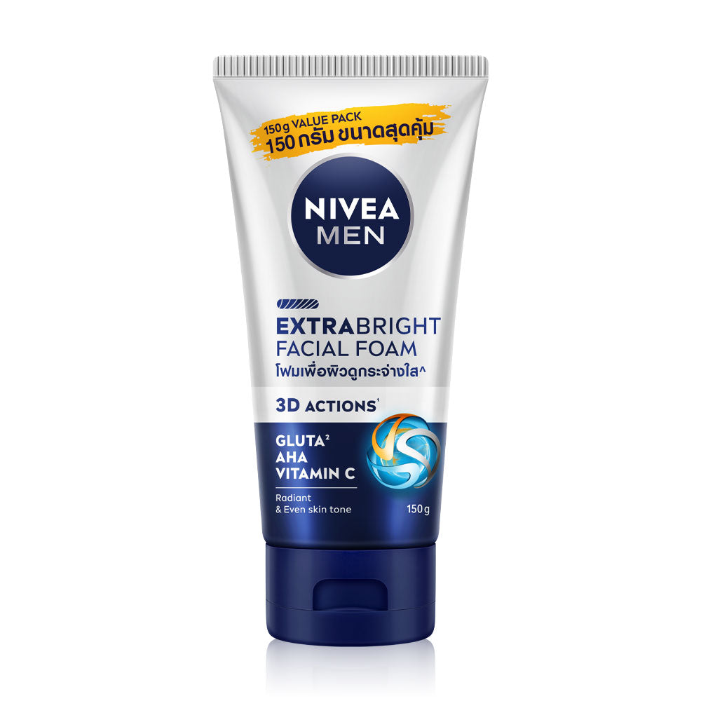NIVEA Facial Foam - Extra Brightening for Men - Beauty Buddy