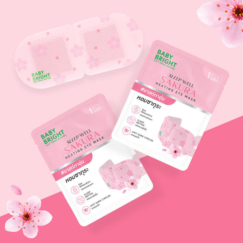Baby Bright Eye Mask - Sakura Scented Heating Formula - Beauty Buddy