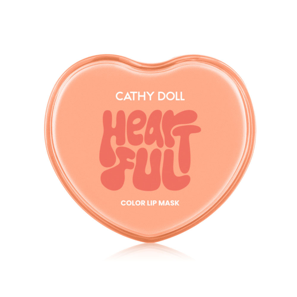 Cathy Doll Lip Mask - Heartful Color Fresh Apricot - Beauty Buddy