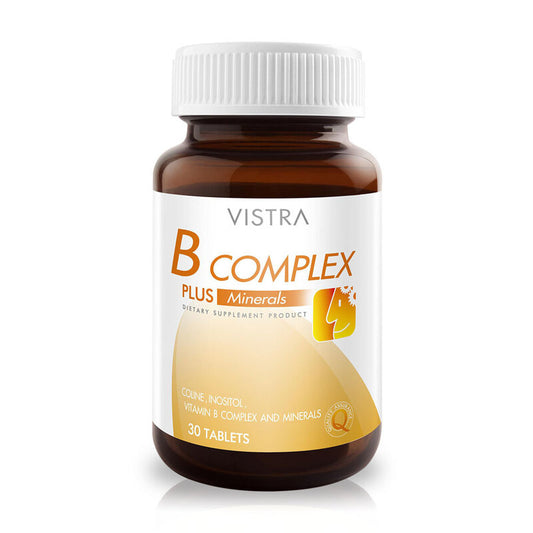 Vistra B-Complex Plus Minerals 30 Tablets