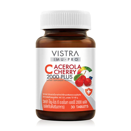 Vistra Imu-Pro C Acerola Cherry 2000 Plus 30 Tablets