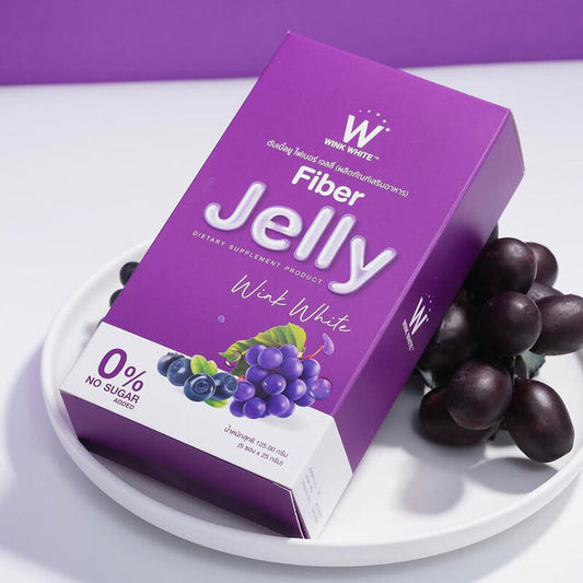 WinkWhite Fiber Jelly Grape 25g x 5 Sachets