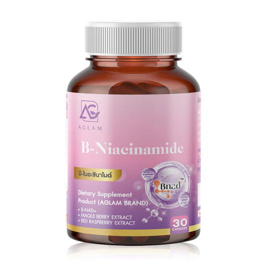 AGLAM B Niacinamide Plus 1000 mg 30 Capsules